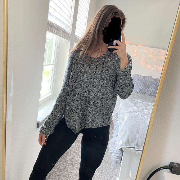 American Eagle Don’t Ask Why Sweater with hoodie - Picture 1 of 8
